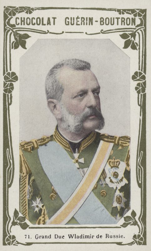 Wielki Książę Włodzimierz Rosji (kolorowe zdjęcie) autorstwa French School