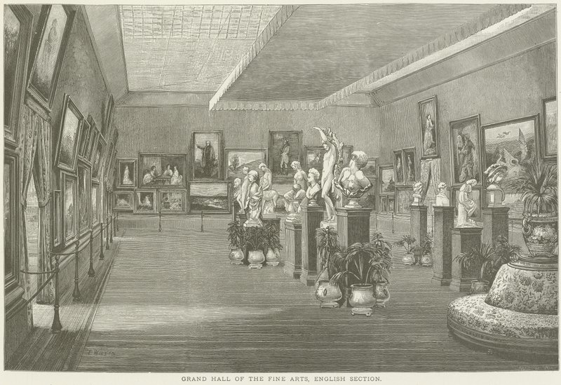 Wielka Sala Sztuk Pięknych autorstwa French School