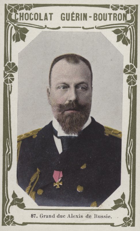 Wielki Książę Rosji Alexis (kolorowe zdjęcie) autorstwa French School