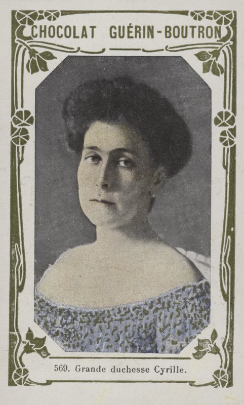Wielka Księżna Cyryl (kolorowe zdjęcie) autorstwa French School