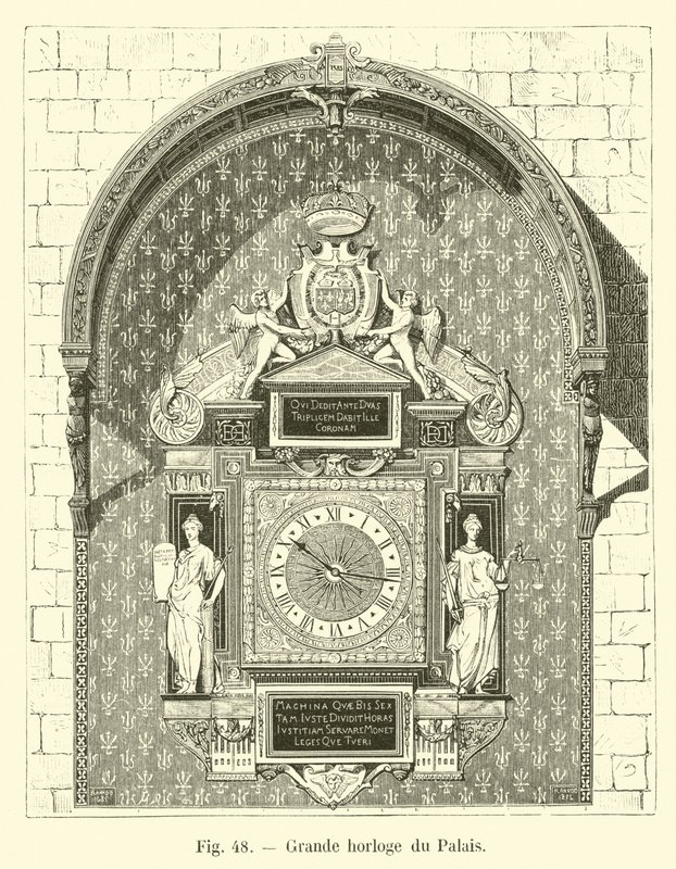 Wielki Pałacowy Zegar autorstwa French School