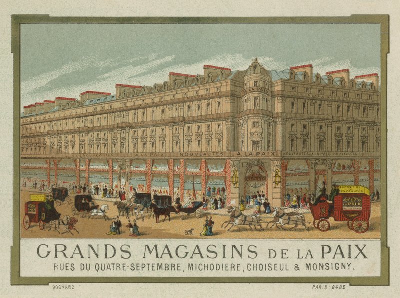 Grands Magasins de la Paix, Paryż autorstwa French School