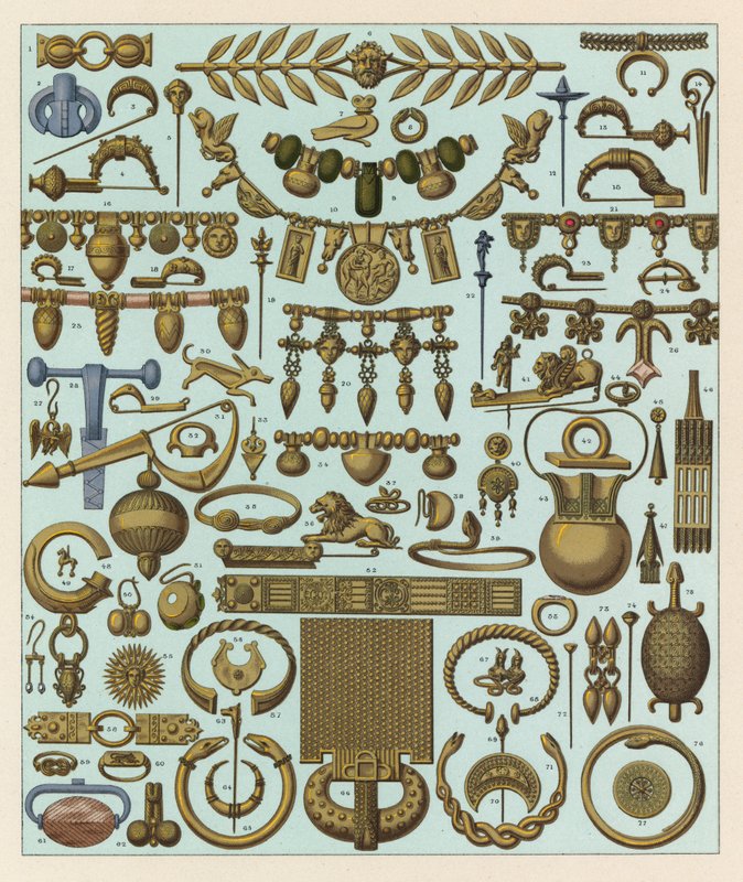 Kostium grecko-rzymski autorstwa French School