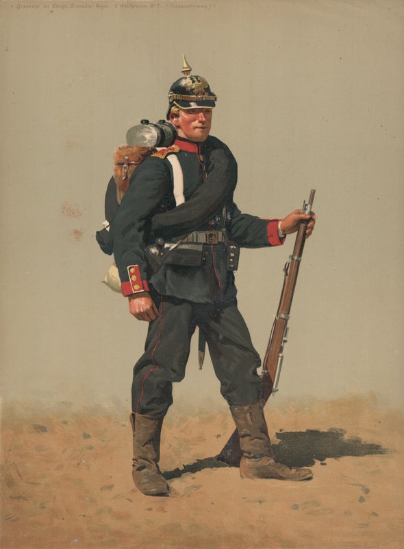 Grenadier Królewskiej Prawicy Grenadierów, 2 Prusy Zachodnie, nr 7, Marsz Polowy autorstwa French School