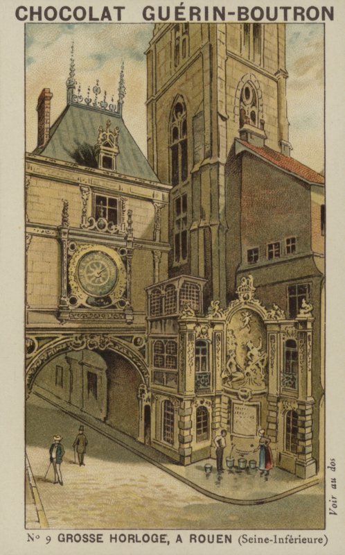 Duży zegar, w Rouen, Seine-Inferior autorstwa French School
