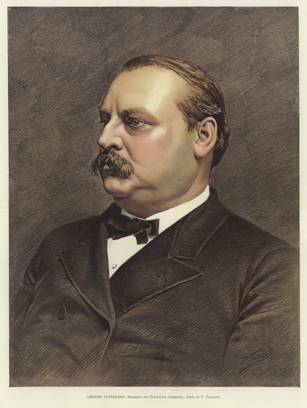 Grover Cleveland, 22. i 24. prezydent Stanów Zjednoczonych autorstwa French School