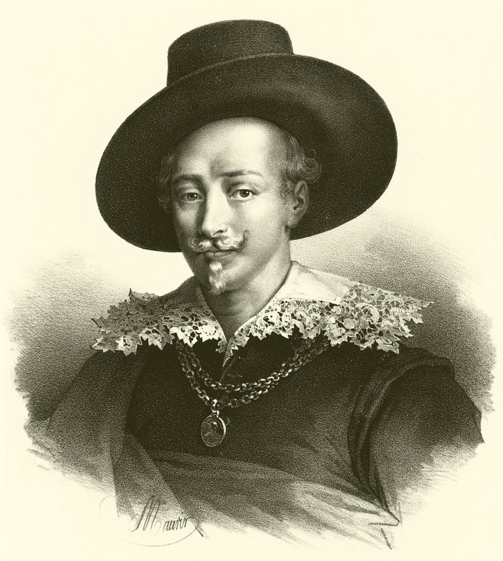 Guido Reni, portret (grafika) autorstwa French School
