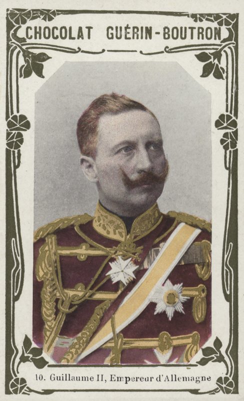Wilhelm II, cesarz Niemiec (kolorowe zdjęcie) autorstwa French School