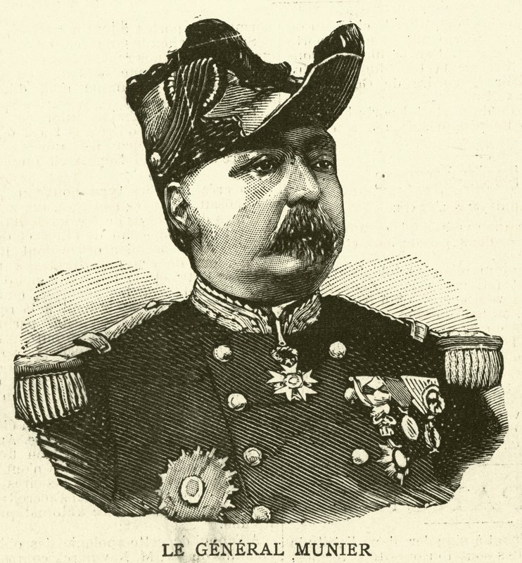 Gustave-Joseph Munier , francuski generał (Grawerowanie) autorstwa French School