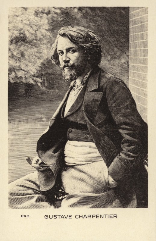Gustave Charpentier, francuski kompozytor (1860-1956) autorstwa French School