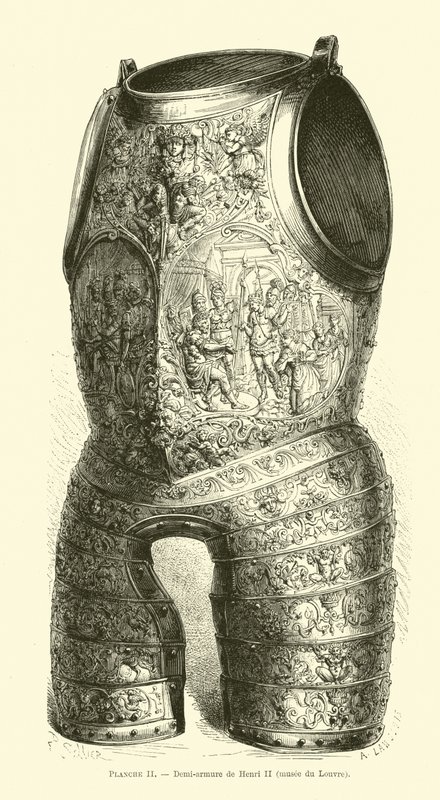 Półzbroja Henryka II Francji autorstwa French School