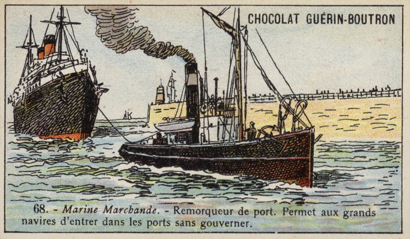Holownik portowy (chromolitho) autorstwa French School