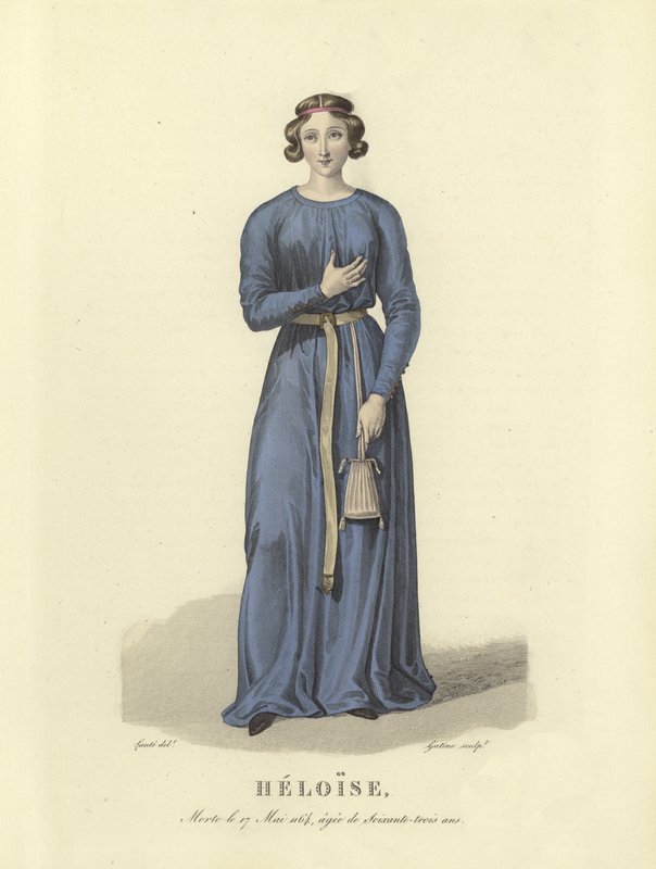 Heloise dArgenteuil, francuska zakonnica, uczona i ksieni autorstwa French School