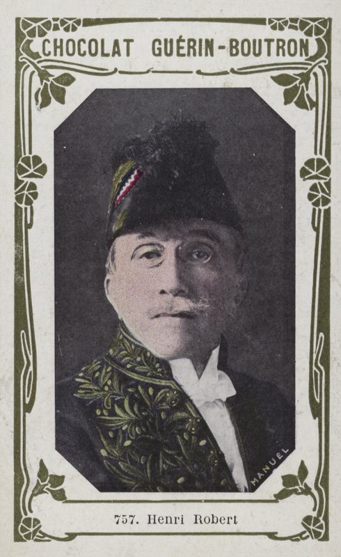 Henri Robert (kolorowe zdjęcie) autorstwa French School