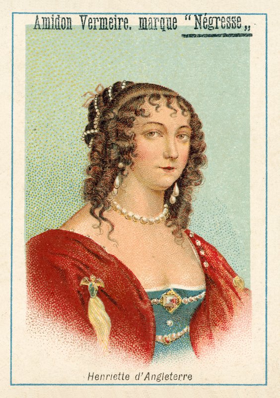 Henrietta z Anglii (chromolitho) autorstwa French School