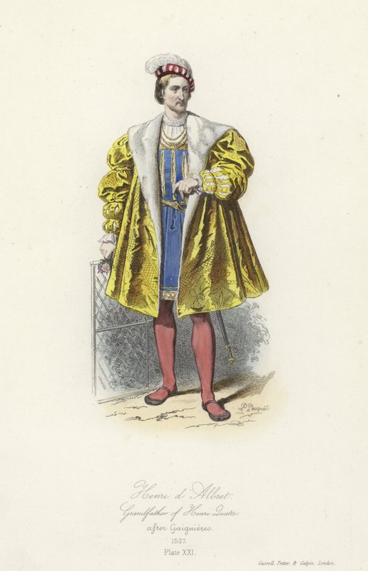 Henryk II z Nawarry, dziadek Henryka IV z Francji autorstwa French School