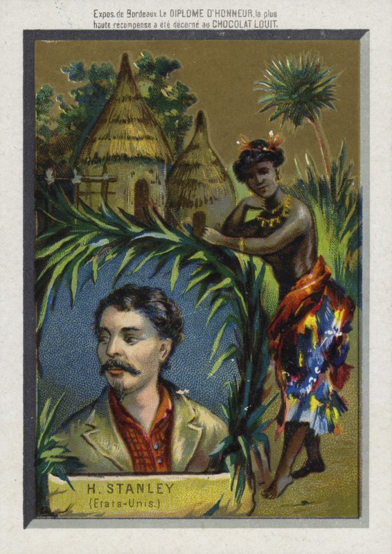 Henry Morton Stanley, amerykański odkrywca urodzony w Walii autorstwa French School