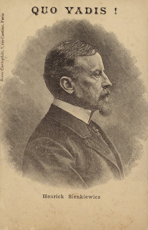 Henryk Sienkiewicz (1846-1916), polski dziennikarz i powieściopisarz (litografia) autorstwa French School