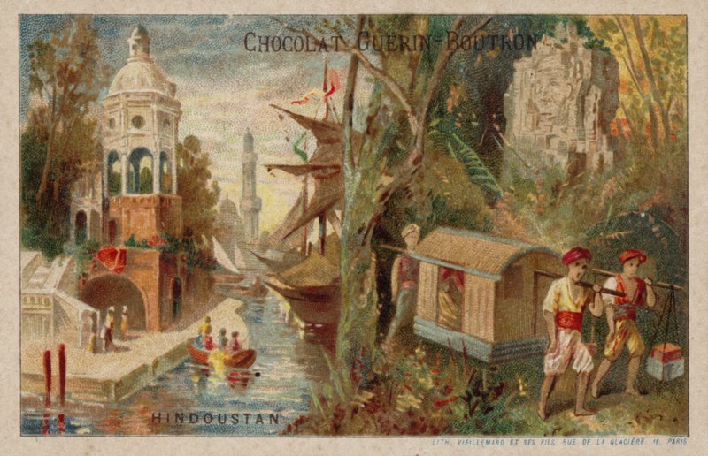Hindustan (chromolitho) autorstwa French School