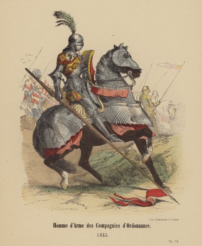 Kompania Ordnance Man-at-Arms autorstwa French School
