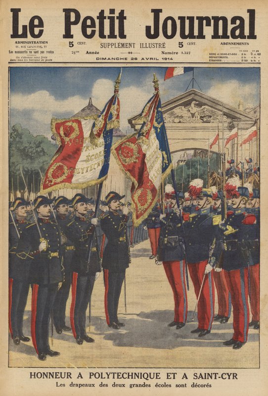 Uhonorowanie Ecole Polytechnique i Ecole Speciale Militaire de Saint-Cyr (kolor lito) autorstwa French School