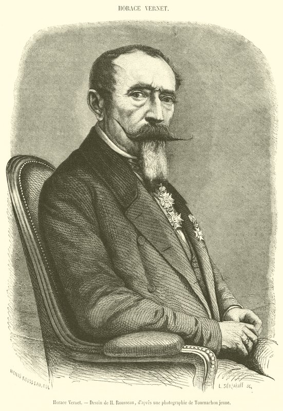 Horace Vernet (grawerowanie) autorstwa French School