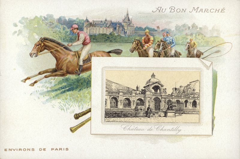 Wyścigi konne pod Paryżem, Chateau de Chantilly autorstwa French School