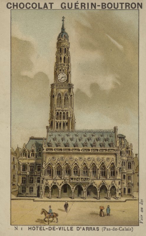 Hotel-de-Ville w Arras, Pas-de-Calais autorstwa French School