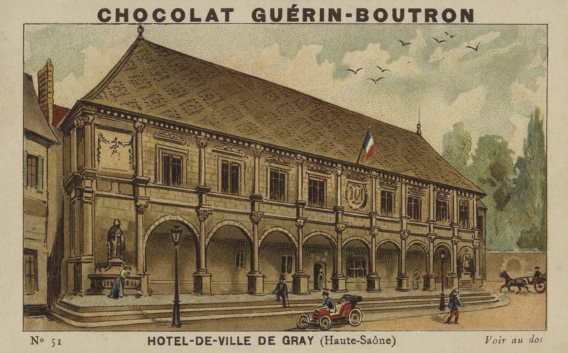 Ratusz w Gray, Haute-Saone autorstwa French School