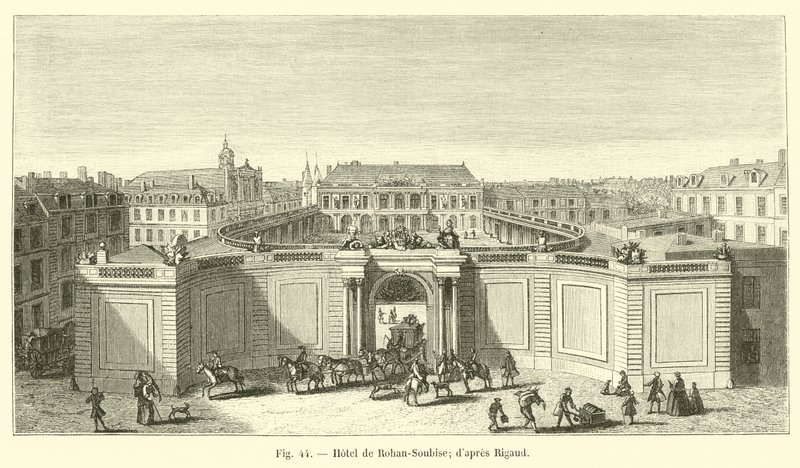 Hotel de Rohan-Soubise; po Rigaud autorstwa French School