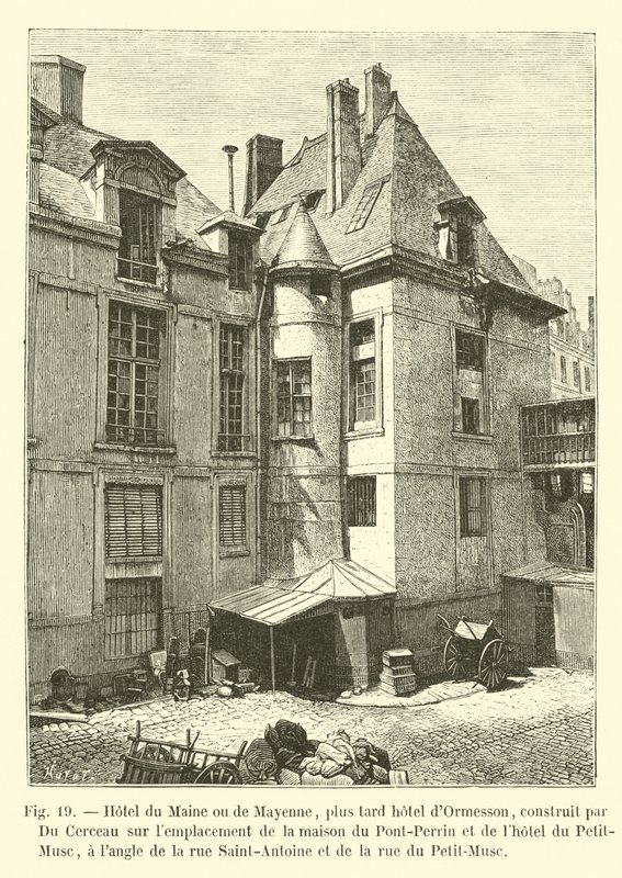 Hotel du Maine lub de Mayenne, później Hotel d