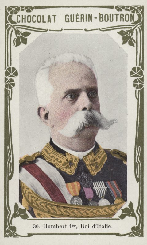 Humbert Premier, król Włoch (kolorowe zdjęcie) autorstwa French School