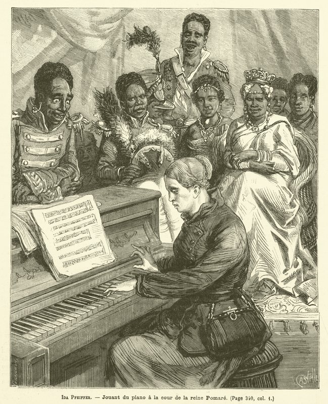 Ida Pfeiffer (grawerunek) autorstwa French School