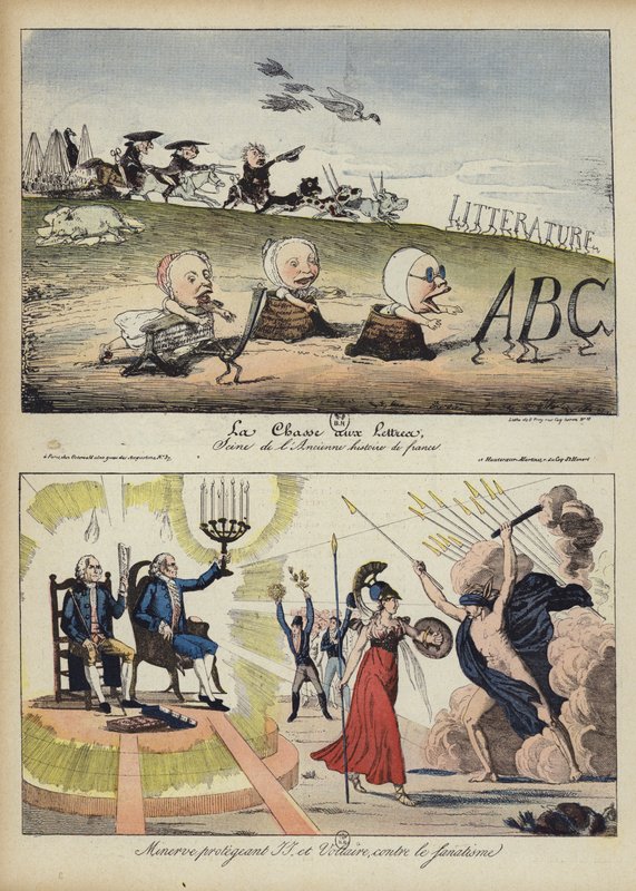 Ilustracja do Le Rire (kolor lito) autorstwa French School