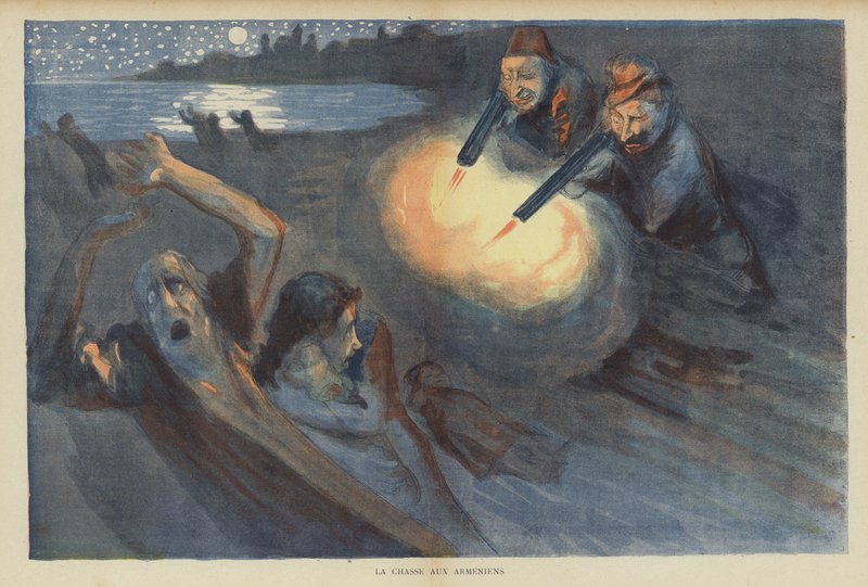 Ilustracja do Le Rire autorstwa French School
