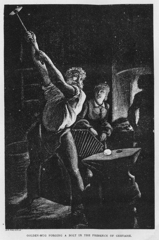 Ilustracja do powieści „Assommoir” autorstwa Emile