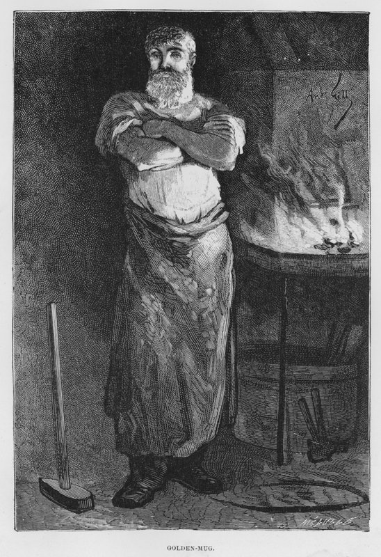 Ilustracja do powieści „Assommoir” autorstwa Emile
