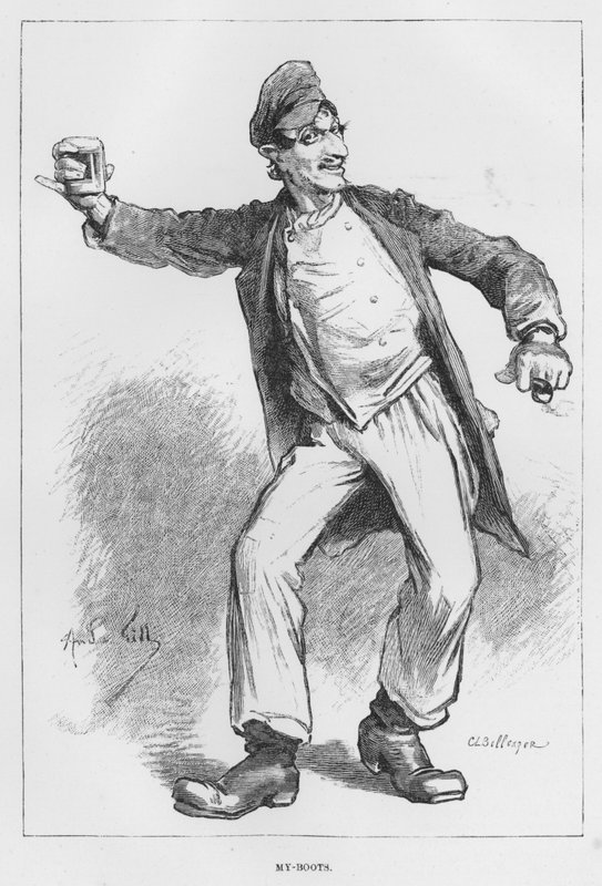 Ilustracja do powieści „Assommoir” autorstwa Emile