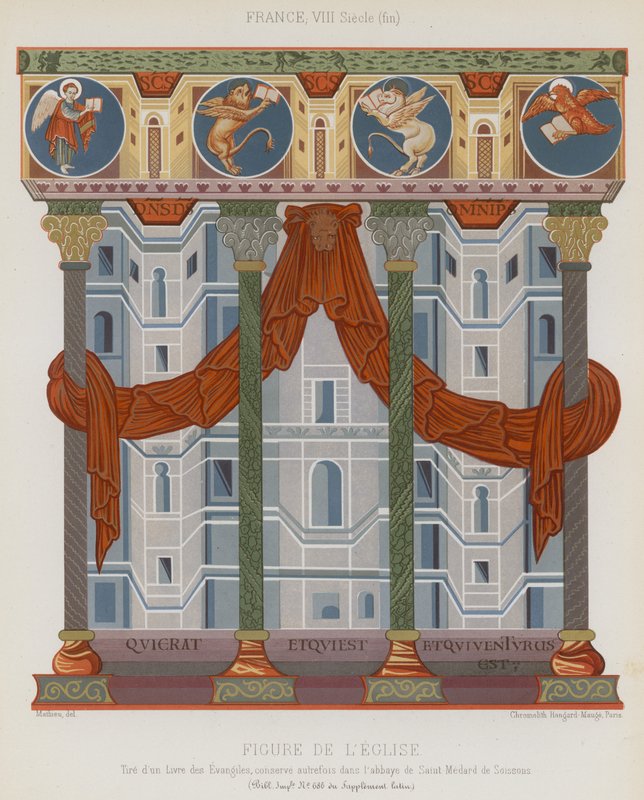 Obraz kościoła autorstwa French School