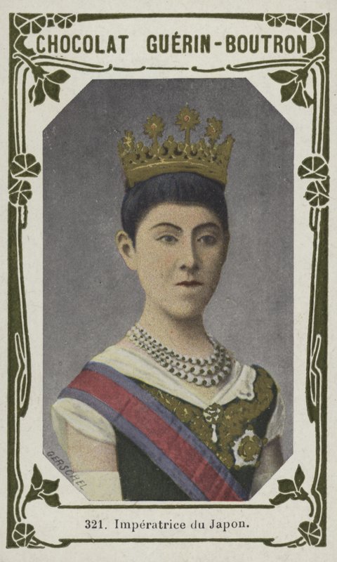 Cesarzowa Japonii (kolorowe zdjęcie) autorstwa French School