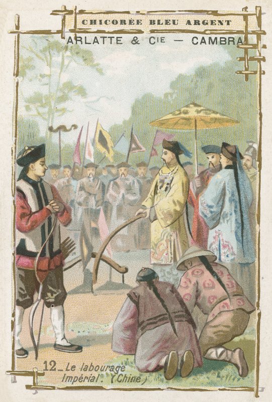 Cesarska ceremonia orki, Chiny autorstwa French School