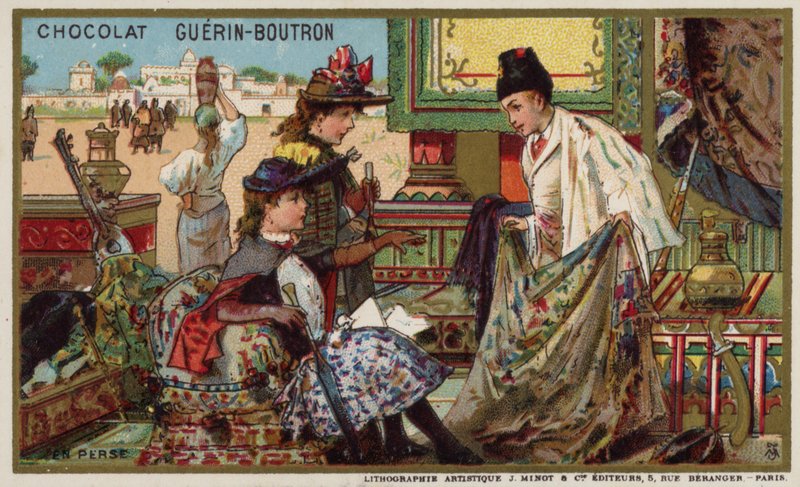 W Persji (chromolitho) autorstwa French School