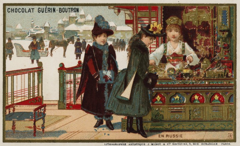 W Rosji (chromolitho) autorstwa French School
