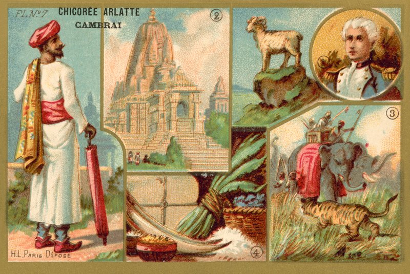 Indie (chromolit) autorstwa French School