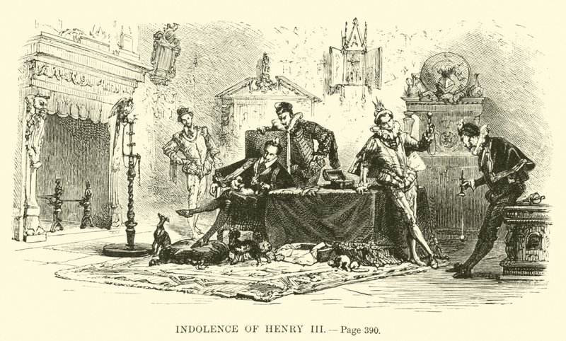 Indolencja Henryka III autorstwa French School