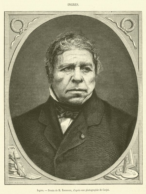 Ingres (grawerowanie) autorstwa French School