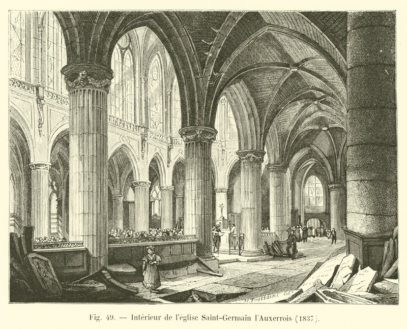 Wnętrze kościoła Saint-Germain l