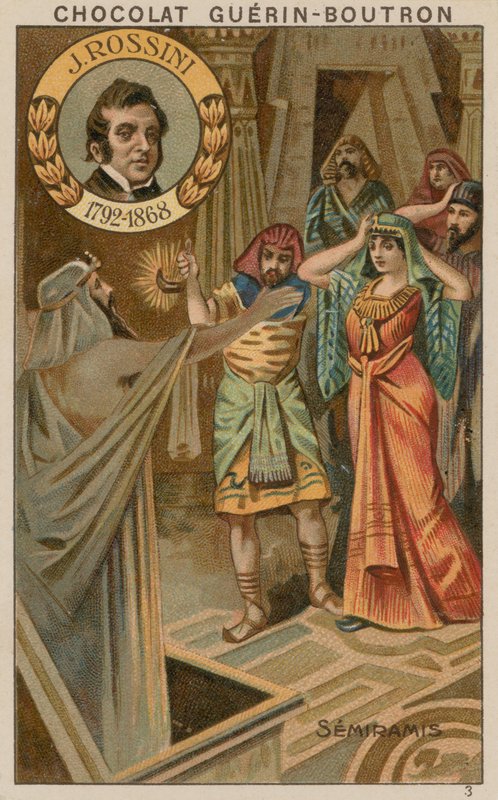 J Rossini, Semiramis autorstwa French School