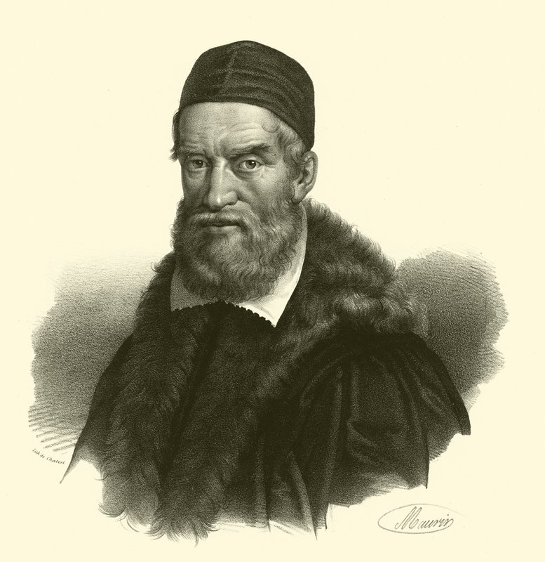Jacopo Bassano, portret (grafika) autorstwa French School