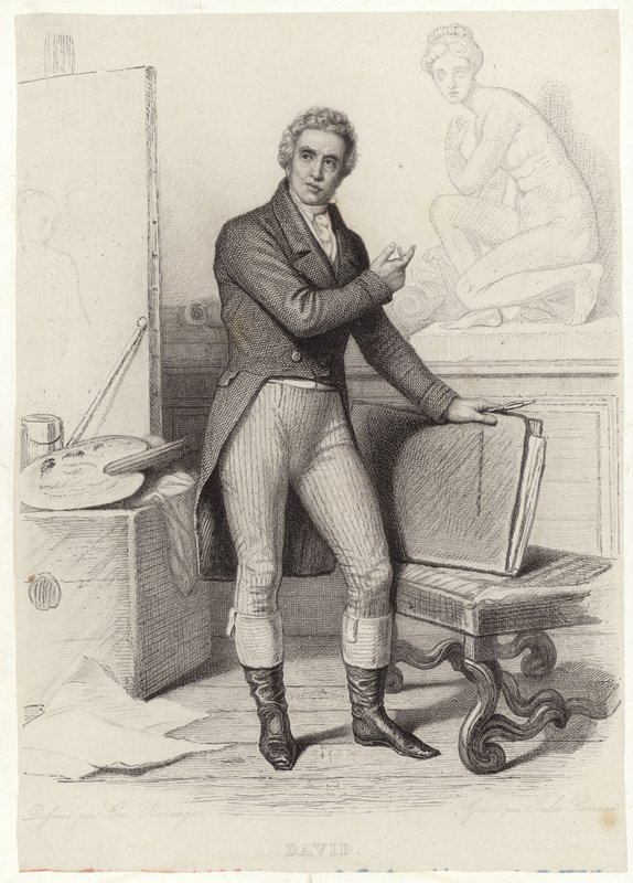 Jacques-Louis David, francuski malarz autorstwa French School